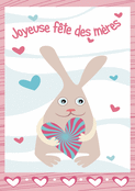 Lapin c&acirc;lin pour une douce f&ecirc;te des m&egrave;res